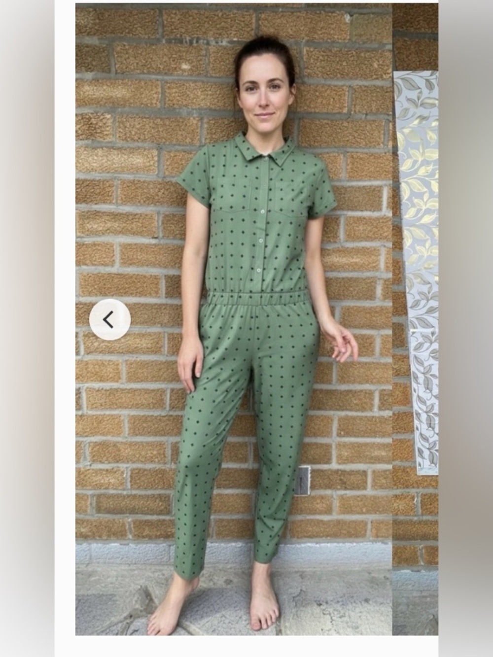 Oiselle Green Utility Jumpsuit Gorpcore Aesthetic Ripstop Romper Olive Green L